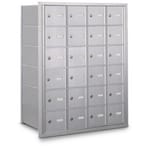 View Rear Loading 24-Door Horizontal Mailbox